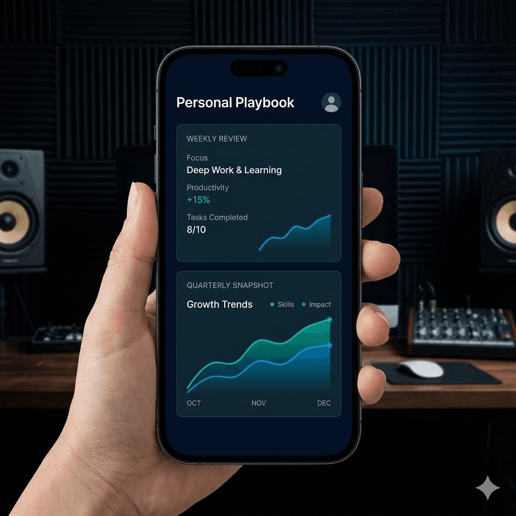 GuidIQ Personal Playbook Interface